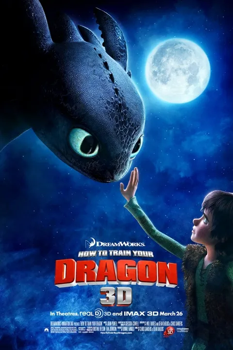 پوستر چگونه اژدهای خود را تربیت کنیم How to Train Your Dragon