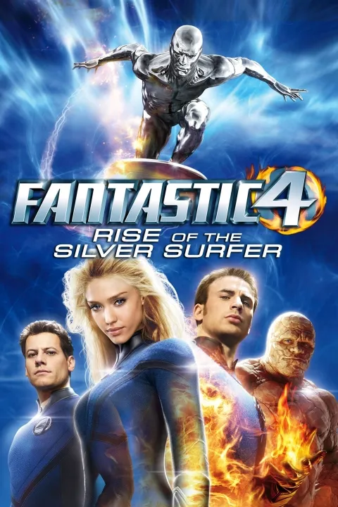 پوستر چهار شگفت انگیز: قیام موج سوار نقره ای Fantastic 4: Rise of the Silver Surfer