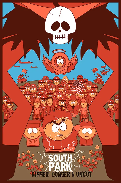 پوستر South Park: Bigger, Longer & Uncut